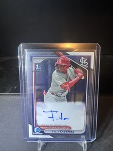 2024 Bowman Chrome - Prospect Autographs Felix Taveras #CPA-FT (AU, RC) - Picture 1 of 2