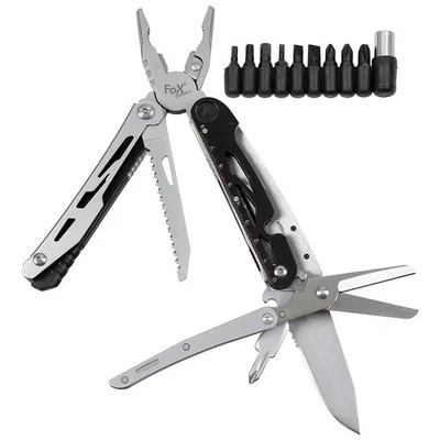 FOX Outdoor Multitool Werkzeug Schere Zange Bitset Army Multifunktionswerkzeug - Bild 1 von 4