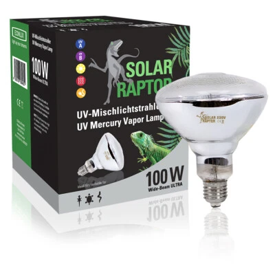 ECONLUX SolarRaptor UV Mischlichtstrahler mit Optimalen UV & Wärme - Watt: 100w