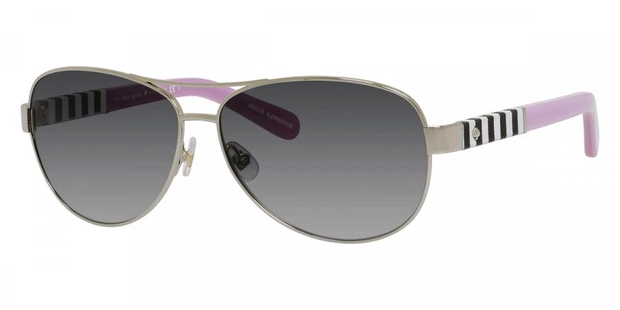 Kate Spade KS Dalia Sunglasses 0yb7 Silver 100 Authentic