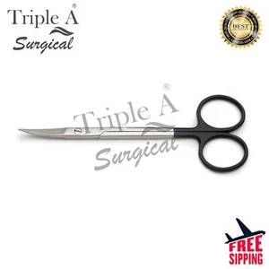New OR Grade Iris Scissors Super-Cut Serrated 4.5" Curved Surgical Instruments - Picture 1 of 4