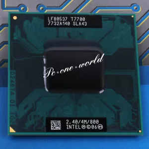 Portátil Intel Core 2 Duo T7700 2,4 GHz doble núcleo SLAF7 SLA43 procesador CPU - Imagen 1 de 1