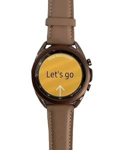 Samsung Galaxy Watch3 SM-R850 41mm Stainless Steel Case with Leather Strap -... - Picture 1 of 4