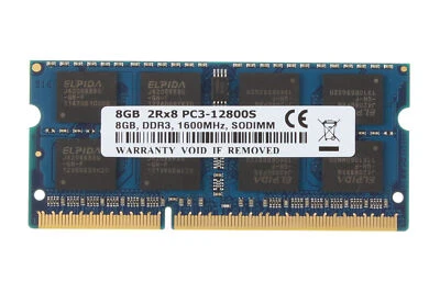 CPU Intel 8GB 2Rx8 PC3-12800 DDR3 1600Mhz,Memory Ram for MacBook Pro Mid-2012 8G - Image 1 of 4