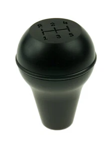 ZF Gearbox 5 Speed Nylon Gear Knob Dog Leg 1st Pattern Machined - Plain Black - Picture 1 of 2