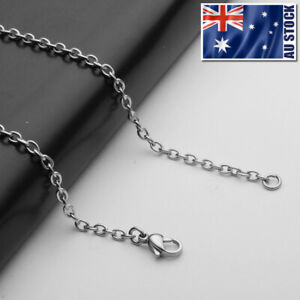 Wholesale Stainless Steel Rolo Link Chain Necklace For Pendants Mens & Womens