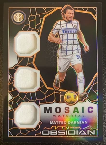 2020/21 Panini Obsidian Matteo Darmian Mosaic Material Orange /50 Inter Milan - Picture 1 of 3