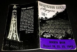 HOLLYWOOD BOWL 1940 MAGAZINE CARMEN OPERA * VARGAS GIRL & GOOD HUMOR ADS - Picture 1 of 8