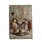 Victorian Advertising Trade Card Hoyt's German Cologne Lowell MA Cleansing Child