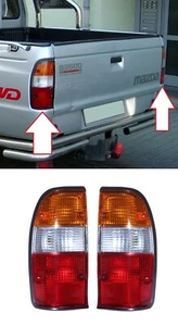 PAIR / SET REAR LEFT - RIGHTT TAIL LIGHT LAMPS FITS FOR MAZDA B2500 1998-2001 - Picture 1 of 6