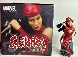 ELEKTRA: MARVEL LTD STATUE BUST BOXED DIAMOND SELECT #894/5000 DAREDEVIL - Bild 1 von 7