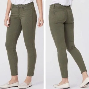PAIGE Verdugo Ankle Green Jean with Ankle Zippers Women’s Size 26 - Picture 1 of 12