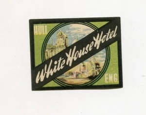 De colección Etiqueta de Equipaje de Hotel CASA BLANCA HOTEL Casco Inglaterra Pequeño - Imagen 1 de 2