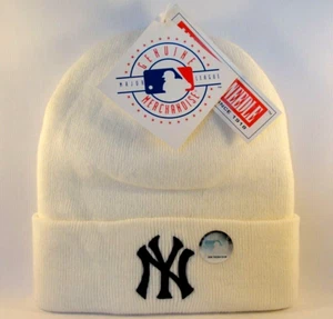 NEW YORK YANKEES MLB STRICKMÜTZE WINTERMÜTZE UMSCHLAG OSFA VON AMERICAN NEEDLE NEU MIT ETIKETT - Bild 1 von 5