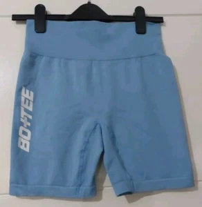 Blue BO+TEE gym Shorts Size M - Picture 1 of 4