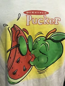 Dekuyper Pucker Keep It Sweet & Sour White XL T Shirt - Picture 1 of 10