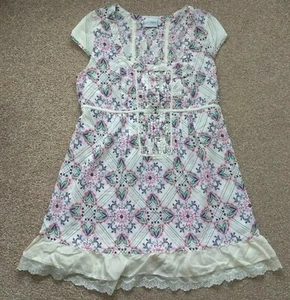 Next Maternity Floral Print Front & Back Pleat Blouse Tunic Top Size 12 - Picture 1 of 5