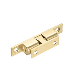 Schranktür Schrank Messing Doppelkugelschnäpper Spannung Riegel 70mm Goldton - Bild 1 von 3