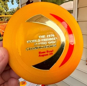 1976 Frisbee Wham-O Mini Disc Golf  Rose Bowl (w/ Innova Discraft Magnet) #922 - Picture 1 of 18