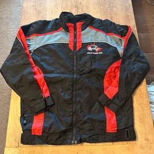 Saxon Mens Biker Jacket M Black Motorcycle Coat Extreme Wear Motorsport Workwear - Picture 1 of 5