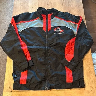 Saxon Mens Biker Jacket M Black Motorcycle Coat Extreme Wear Motorsport Workwear - Image 1 of 4