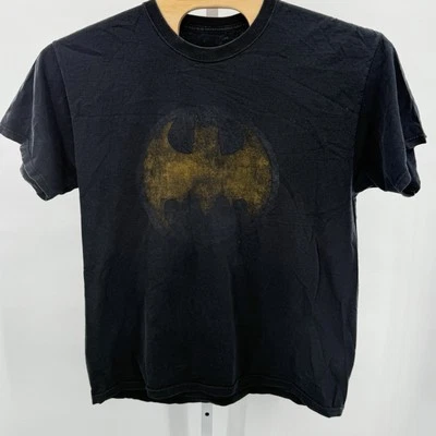 Batman Negro Gráfico T Talla XL Y2K Desteñido DC Comic Foto 1 de 4