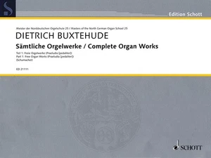 Dietrich Buxtehude Complete Organ Works Part 1 Classical Sheet Music Book - Picture 1 of 1