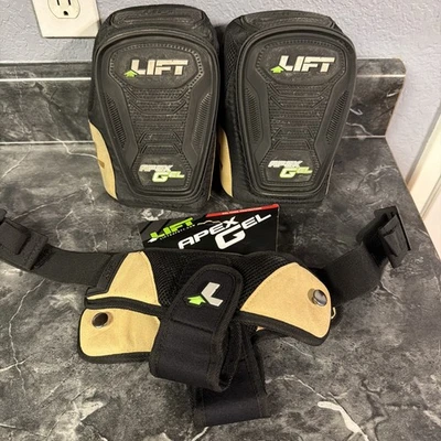 Protector de rodilla de gel protector/almohadilla 1 par elevación seguridad KAX-0K talla única negro Foto 1 de 4