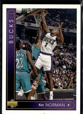 1993 Upper Deck Spanish Ken Norman Milwaukee Bucks #158 - Image 1 of 2