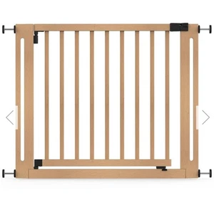 Puerta para bebé Safetots, elegancia de madera, puerta de seguridad, natural, 95 cm - 103 cm - Imagen 1 de 1