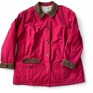 LL Bean XL Men’s Quilted Insulated Canvas Chore Coat Thinsulate Barn Jacket - Picture 1 of 8