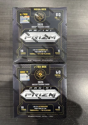 Mega caja hobby fútbol Copa Mundial de Clubes de la FIFA 2025 Panini Prizm - ¡Lote de 2!! Foto 1 de 3