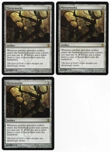 Mirrorworks x3 3x 2011 Mirrodin Besieged Colorless Rare Artifact MTG LP AZ3 - Picture 1 of 2