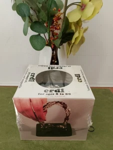 Vtg CRDL Magnetic Kinetic Chrome Desk Puzzle Sculpture c.1970s NEW / SEALED - Picture 1 of 7