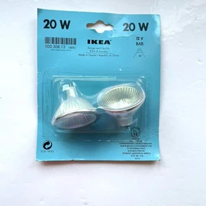 IKEA 20 WATT LIGHT BULBS FOE9843 12V BAB 38° NOS NEW OLD STOCK Flood Light - Picture 1 of 2
