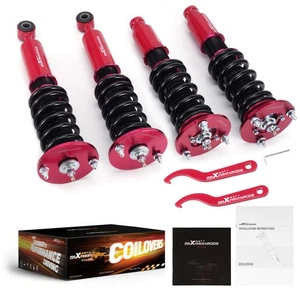 Coilovers Struts Absorbers 24 Step Adj. Damper For Mitsubishi Eclipse 95-99 - Picture 1 of 13