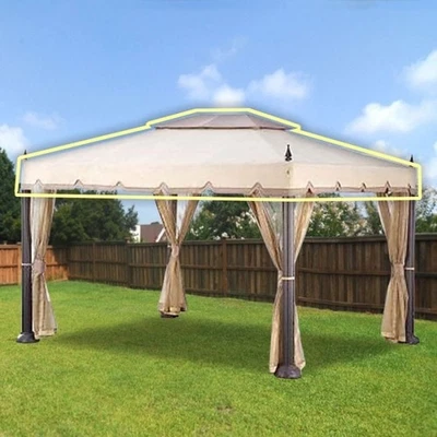New Garden Winds Replacement Canopy for Home Depot Mediterra Gazebo 10x12 LCM463 - Изображение 1 из 4