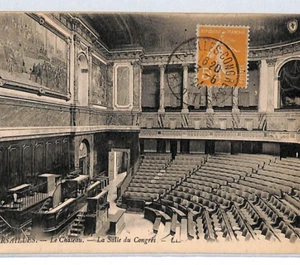 FRANCE Postcard 1924 *VERSAILLES CONGRESS* CDS Room VIEW-SIDE 5c Sower PX285 - Picture 1 of 10