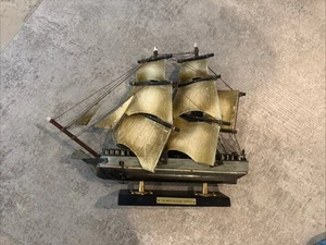 13” BLACKBEARD'S "THE MOST BLESSED TRINITY" VINTAGE CLIPPER SHIP G8 - Imagen 1 de 9