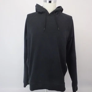 Lululemon Men's At Ease Hoodie Heathered Black / Black Knit Size L - Picture 1 of 14