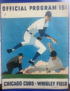 1970 Official Program Chicago Cubs vs Expos July 1970 Rusty Staub-D. Hahn Auto - Picture 1 of 6
