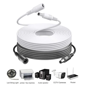 DC Power Supply Extension Cable 5V 9V 12V for CCTV Camera/DVR/PSU Lead 3m/5m/10m - Picture 1 of 17