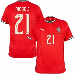 2025 Portugal Home, DIOGO J, 21, Player’s Version, Size Medium (SlimFit) - Picture 1 of 5