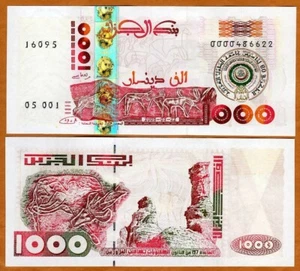 Algerien, 1000 Dinar 2005, P-143, UNC Gedenkstätte - Bild 1 von 1