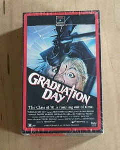 GRADUATION DAY (1981) Sealed Betamax RCA Side Loader Slasher Horror Gore Cult - Picture 1 of 8
