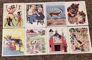 Lot of 8 Vintage 1960s Playskool Golden Book Puzzles - Picture 1 of 10