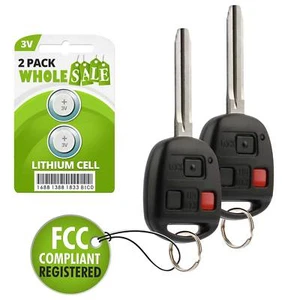 2 Replacement For 1998 1999 2000 2001 2002 Toyota Land Cruiser Key Fob Remote - Picture 1 of 4