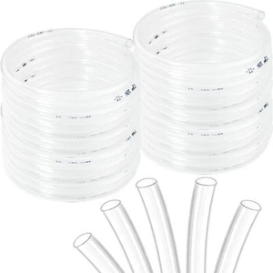 Clear Vinyl Tubing Clear Tubing Clear Hose PVC Tubing (1/2" ID x 5/8” OD x 10... - Picture 1 of 6