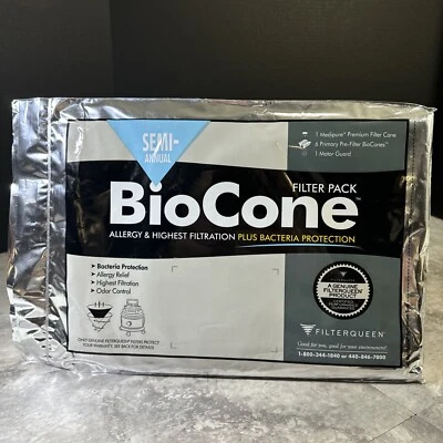 Filtro BioCone a vácuo FilterQueen pacote com 6 filtragem contra alergia proteção contra bactérias - Imagem 1 de 4