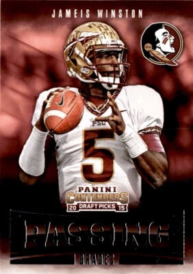2015 Panini Contenders #2 Jameis Winston Passing Grades Florida State Seminoles - Image 1 of 2